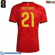 Fotballdrakt Herre Belgia Timothy Castagne #21 Hjemmedrakt VM 2026 Kortermet